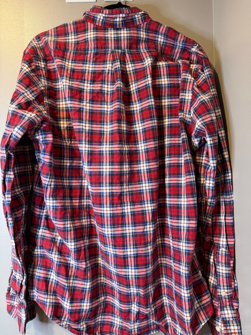 Ralph Lauren Red White and Blue Plaid Button-Down Shirt - Picture 4 of 5